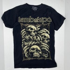 Lamb of God Band Tee in Black Heavy Metal Men's Small Medium Grunge Official